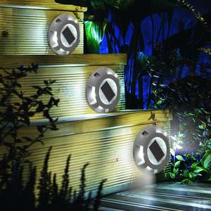 방수 원형 알루미늄 합금 4 LED 태양 갑판 빛 야외 통로 지상 야외 매장 빛 안전 램프 - Product Image 4