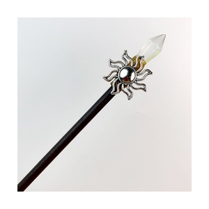 DIY 18cm superventas colorido Luna estrella pelo palo chino <span class=keywords><strong>redbud</strong></span> sol flor Horquillas para el cabello cola a granel peine belleza peine en venta - Product Image 3