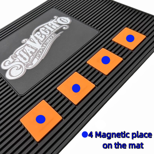 Tapis de Salon Antidérapant en PVC Caoutchouc Personnalisé pour Barbiers et Coiffeurs – Accessoire de Station de Travail - Product Image 4