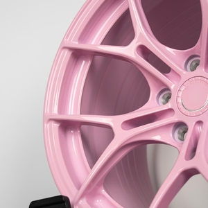 Nuevas Llantas de Aleación Forjadas con Acabado Rosa Personalizado, Venta Directa de Fábrica, Color Personalizado Disponible, Ajuste Universal para Rines de 18 Pulgadas - Product Image 2