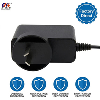 Adaptateur Secteur Mural AC/DC 12V 1.5W 18W pour Échantillons, Chargeur de Voyage 12 Volts 1.5 Ampères pour CCTV, LED, Routeur, Alimentation OEM ODM