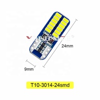 Auto 12V LED Kennzeichen Keil Seite Innen kuppel LED-Lampe W5w T10 24smd Park Lese lampe