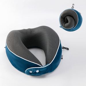 Sleeping Essentials for Long Flight 360° Head Support Degree Comfort and Breathability Travel <b>Memory</b> <b>Foam</b> Neck Pillow - Product Image 1