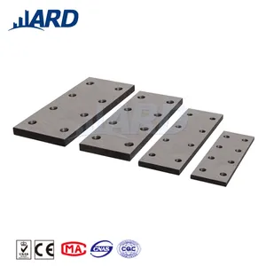 elevator spare elevator guide rail supplier fishplate junction plate of T type lift guide rail