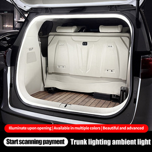 Tira de Luces LED Impermeable de 12V para SUV y Camionetas, Iluminación Ambiental Dinámica Fluida para Maletero, Cortable, Iluminación para Automóviles - Product Image 5