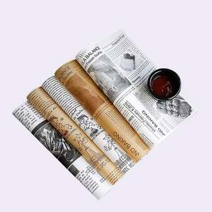 Papel Biodegradable para Envolver Sándwiches y Shawarma, Resistente a la Grasa, Personalizable, Sin Recubrimiento - Product Image 6