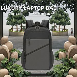 Sac à dos antivol de luxe personnalisé de haute qualité pour homme, grande capacité, imperméable, avec port USB, doublure en polyester, idéal pour l'école et le travail. - Product Image 3