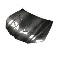 Cubierta de Motor de Fibra de Carbono Negro Brillante Compatible con Lamborghini Urus M, Parachoques Delantero