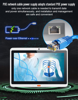 Tablette de soins de santé 10.1 pouces support mural Android hôpital médical médecins bureaux poignée d'appel affichage numérique tablette Pc