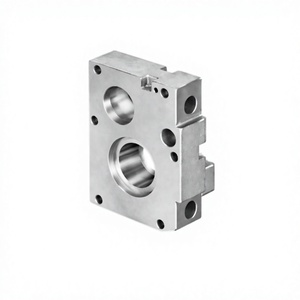 Stainless Steel Rectangular <b>Mounting</b> Block ISO9001 2015 Certified Customized Size Precision Machined Industrial Component - Product Image 2