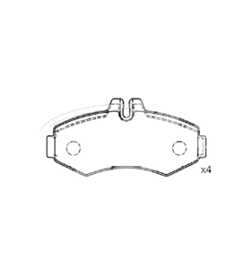 Pastilla de Freno de Cerámica o Semi-Metal D1253 para Pastillas de Freno Benz 000 <span class=keywords><strong>421</strong></span> <span class=keywords><strong>41</strong></span> 10 - Product Image 2