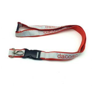 Accessoires de lanière en polyester double couche QM, sublimation par transfert thermique, porte-badge rétractable, lanière pour carte d'identité - Product Image 3