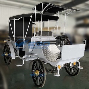 Carruaje de Cenicienta de Estilo Clásico Simple, Eléctrico o con Caballos, Ideal para Alquileres de Bodas y Lugares de Entretenimiento - Product Image 4