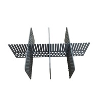 Sun Sing Plateau d'insertion en PP durable à 32 dents, Modèle B072, en plastique gris aviation, conception empilable sécurisée pour le stockage aéronautique