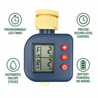 Kit de minuterie d'arrosage numérique automatique avec écran LCD pour système d'irrigation goutte à goutte micro pour jardin
