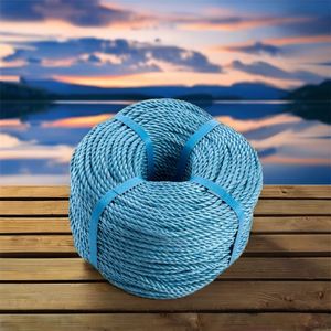 Custom High Quality High-Strength Polypropylene Double Braided Twisted Anti-Uv Flexible Mooring <b>Fishing</b> Ropes - Product Image 1