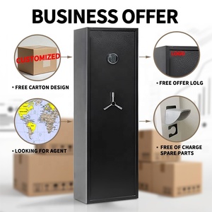 JB Tủ Đựng Súng Hạng Nặng Cổ Điển Hộp Đựng Mã Số Điện Tử Hộp An Toàn Cho Gia Đình Khách Sạn - Product Image 3