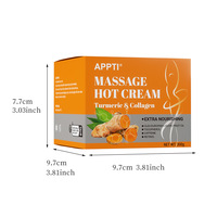 Crema caliente adelgazante para masajes, crema caliente de cúrcuma para masajes, gel de aloe vera, colágeno, reafirmante, hidratante, nutritivo, cuidado corporal diario