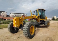 Nouvelle niveleuse à moteur de construction 215HP GR2153 avec système entièrement hydraulique, pièces de niveleuse à moteur