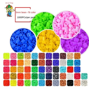 Prodotti caldi giocattoli educativi per bambini 5mm 1000 pz/borsa Pegboard da stirare Perler Hama fusibile perline - Product Image 4