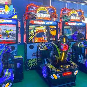Ama giải trí đồng tiền hoạt động trò chơi Arcade trò chơi máy tốc độ theo dõi tốc độ động đua xe mô phỏng xe - Product Image 5