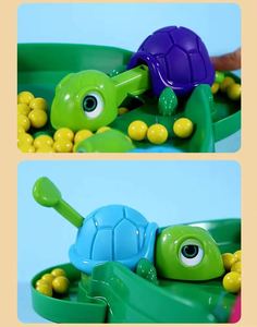 Jeu de société éducatif pour enfants Hot Turtle Eating Bean Toy, jeu de table interactif parent-enfant - Product Image 6
