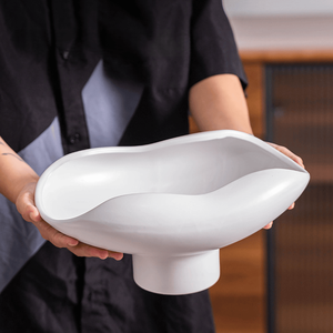 Maceta de cerámica esmaltada con orificio de drenaje para bolas de musgo, estilo chino, ecológica, para el hogar, para escritorio, para plantas hidropónicas - Product Image 4