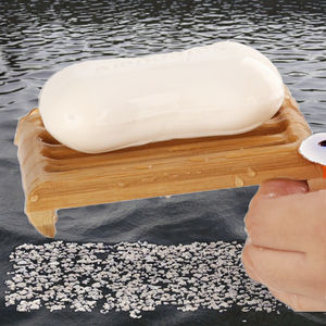 Stocked Natural Eco-Friendly for Soap Dish & <b>Rack</b> with <b>Drain</b> Tray Holder - Product Image 3