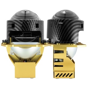 ไฟหน้าโปรเจคเตอร์รถยนต์ XT7-2-Y แบบ LED เลเซอร์ Bi-LED พร้อมเลนส์โปรเจคเตอร์ 6000K แสงเสริมแบบสามลำแสง - Product Image 1