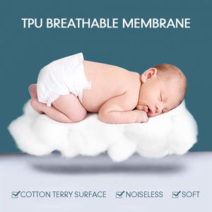 Toptan bambu 3D hava kumaş yatak koruyucu kapak su geçirmez soğutma yıkanabilir yatak pedi monte sac yatak koruyucu - Product Image 5