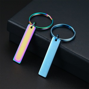 Portachiavi in Metallo a Barra Lucidato a Specchio in Acciaio Inossidabile per Incisione Personalizzata di Logo e <span class=keywords><strong>Nome</strong></span> - Product Image 3