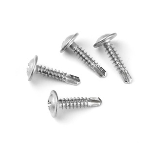 Vis autotaraudeuses à tête cylindrique en acier inoxydable 304, M4.2 M4.8, tête Phillips, pour tôles ondulées en métal - Product Image 3