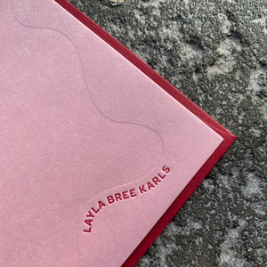 Tarjeta de algodón personalizada de alta calidad, impresión tipográfica, invitaciones de boda, texto en relieve, tarjeta de agradecimiento, lista de invitados, tarjeta de menú - Product Image 5