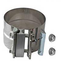 Desempenho estável Resistente Durable Exhaust Muffler Conversor de alta qualidade Pipe Clamp