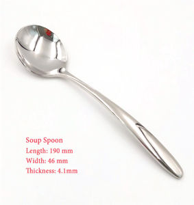 Herramientas de cocina de acero inoxidable de buena calidad aprobadas por la CE, cubiertos para el hogar, cuchara de té y cuchillo Manual, utensilios de Clip de calidad - Product Image 3