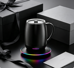 Juego de Tazas de Café Térmicas de Acero Inoxidable con Aislamiento y LED Inteligente Personalizadas, Taza de Viaje Reutilizable con Tapa, Venta al Por Mayor - Product Image 3