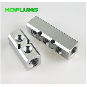 Distribuidor de Gas Dióxido de Carbono, Colector Hidráulico y Neumático Anodizado, Colector de Aire de Aluminio, Colector de Acero Inoxidable Personalizado - Product Image 5