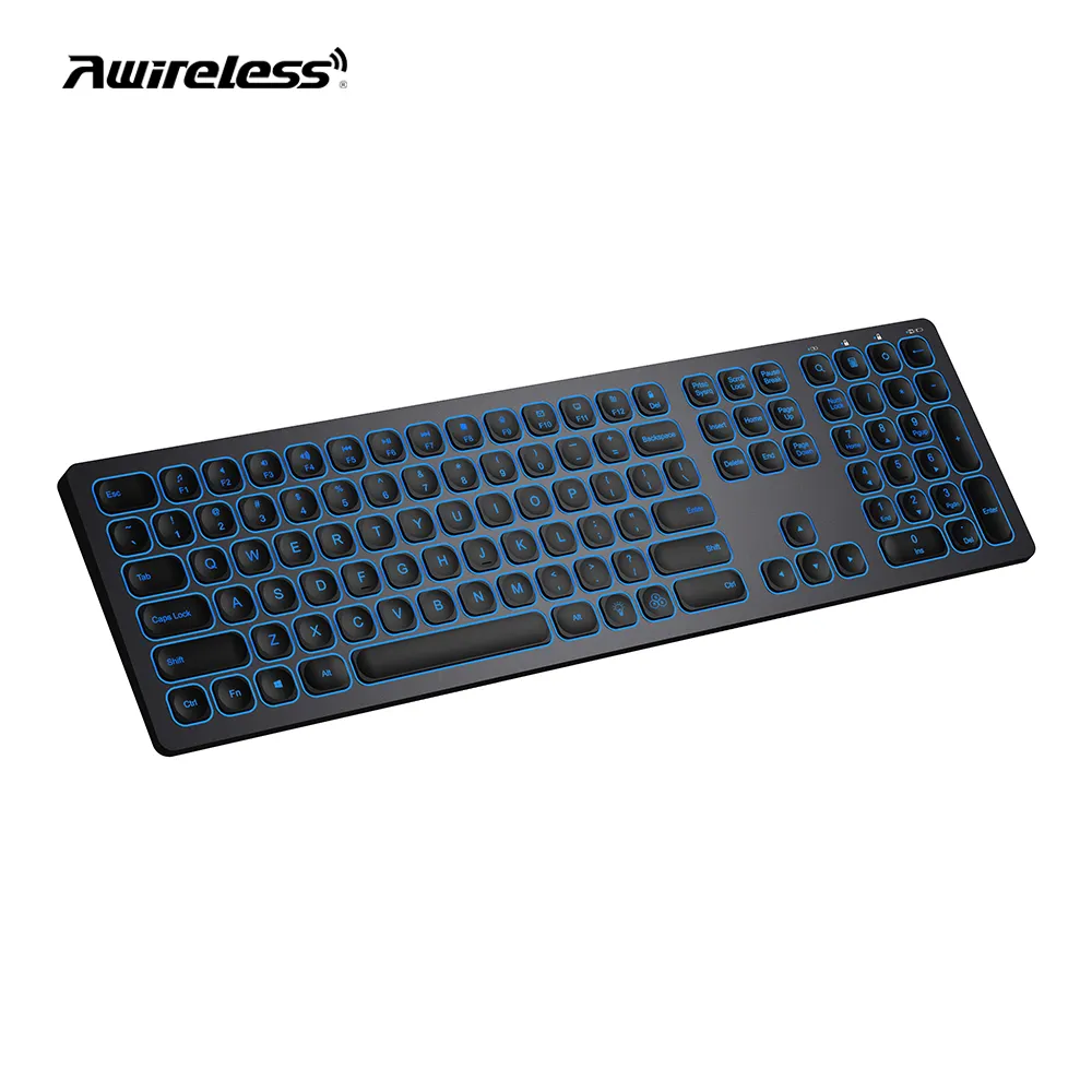 Awireless Dual Mode Bluetooth Portable Wired Wireless Arabic 60 Rgb Backlit Mini Gaming Gamer 60% Mechanical Keyboard