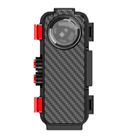 Boîtier de plongée étanche en aluminium 60M pour Insta360 X5, avec fixation magnétique rapide, anti-buée, pour photographie sous-marine avec caméra d'action
