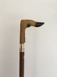 Canne de marche en corne de buffle faite à la main avec poignée en corne de buffle, canne de luxe vintage en corne de buffle - Product Image 2