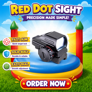 Mira Telescópica Táctica Snocking HD103B con Punto Rojo y Láser, Aumento 1x, Objetivo de 18 mm, Montaje de Aleación de Aluminio, Base de 20 mm - Product Image 2