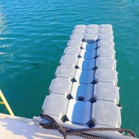 Plate-forme de bain bateau HDPE flottant Ponton bateau modulaire/Cube flottant passerelles quais flottant Jet Ski Dock Cubes ponton Kit pont