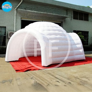 Tienda de campaña con cúpula inflable para fiesta de eventos, impermeable, club nocturno, carpa iglú inflable con luz LED, carpa Gigante inflable - Product Image 5