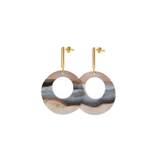 Pendientes de Moda, Acero Inoxidable 316L, Baño de Oro PVD, Sostenibles y Resistentes - Product Image 2