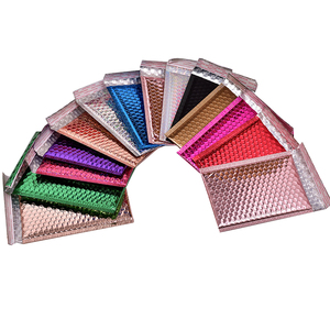 Guandu hậu cần thân thiện với môi Poly <span class=keywords><strong>Bubble</strong></span> bưu phẩm bề mặt bóng độn tùy chỉnh Hot Red hồng bao bì carton với logo của khách hàng - Product Image 5