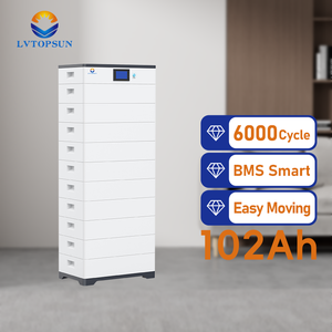 Sistema de Almacenamiento de Energía con Batería de Alto Voltaje LVTOPSUN de 50kw para Uso Residencial, Garantía de 10 Años, Vida Útil de 6000 Ciclos, Apilable - Product Image 1