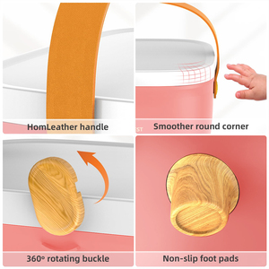 Pastillero Portátil de Doble Capa de Plástico ABS, Impermeable y Resistente a la Humedad, Marca WJ, para Prevención de Epidemias Familiares - Product Image 5