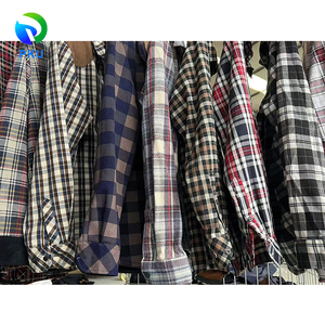 Camisas a cuadros de otoño-invierno para hombre, ropa de segunda mano para hombre, camisas cálidas esenciales, venta al por mayor, tienda de ropa usada, América en línea - Product Image 3