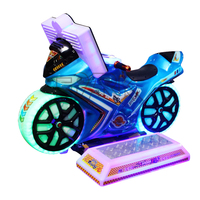 Machine de jeu de simulation de moto de course Super Arcade à monnayeur pour enfants, avec système de rachat de tickets
