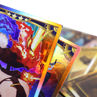 Cartes de jeu en aluminium, impression personnalisée de 324 pièces, effets rares, emballage Booster, jeu de pokemon